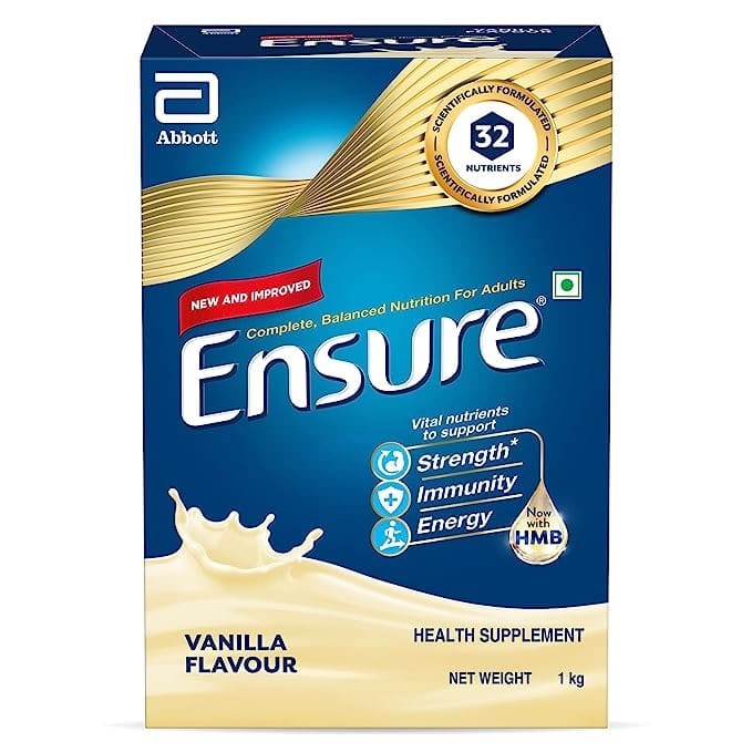 Ensure Complete, Balanced Nutrition Drink For Adults Vanilla Flavour, 1kg