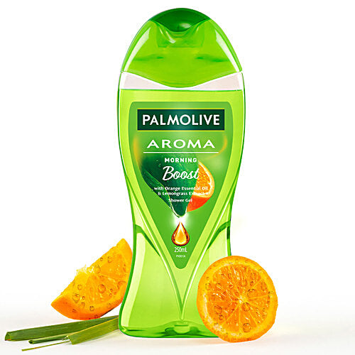 Palmolive Aroma Morning Boost With Orange Essential Oil & Lemongrass Shower Gel, 250 ml