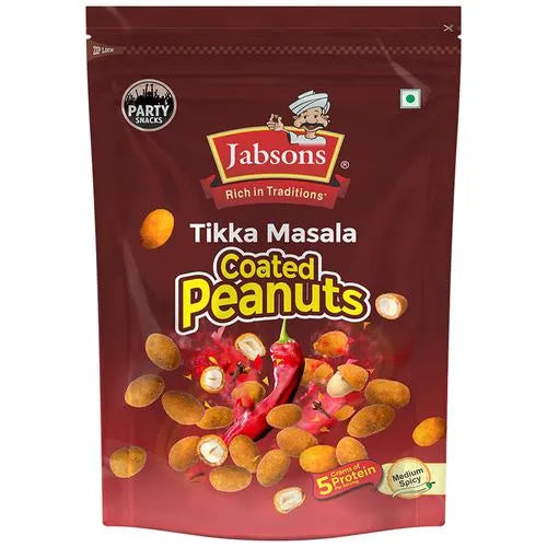 Jabsons, Tikka Masala, Coated Peanuts, 150g