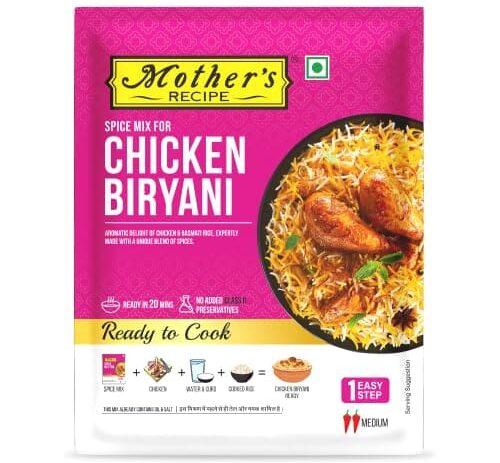 Mother's Recipe Chicken Biryani Mix Pouch, 100 g – NagaBazaar™