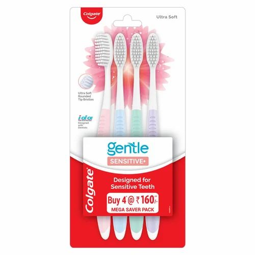 Colgate gentle Sensitive Soft Toothbrush – 4 Pcs