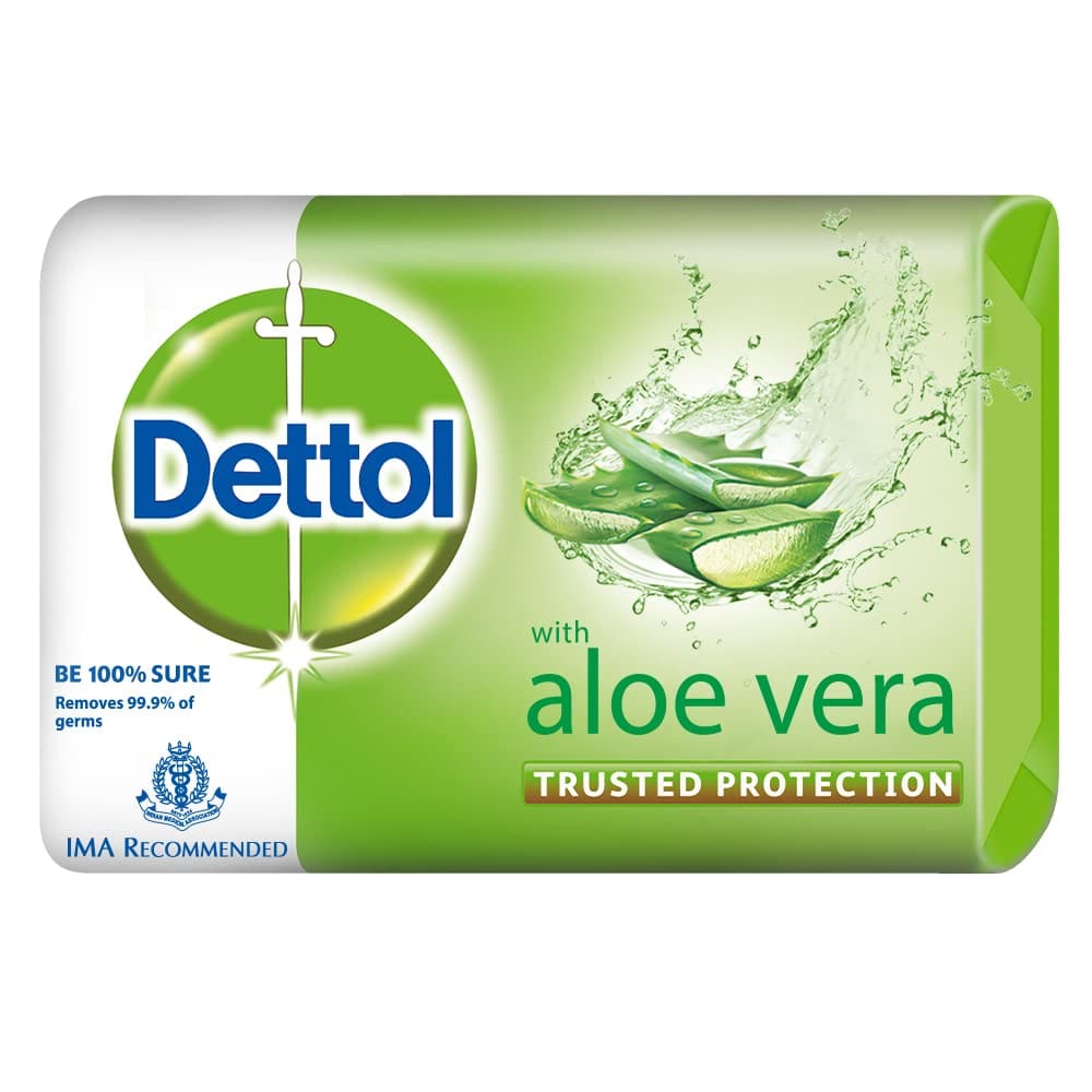Dettol Aloe Vera, Bathing Soap bar, 75gm