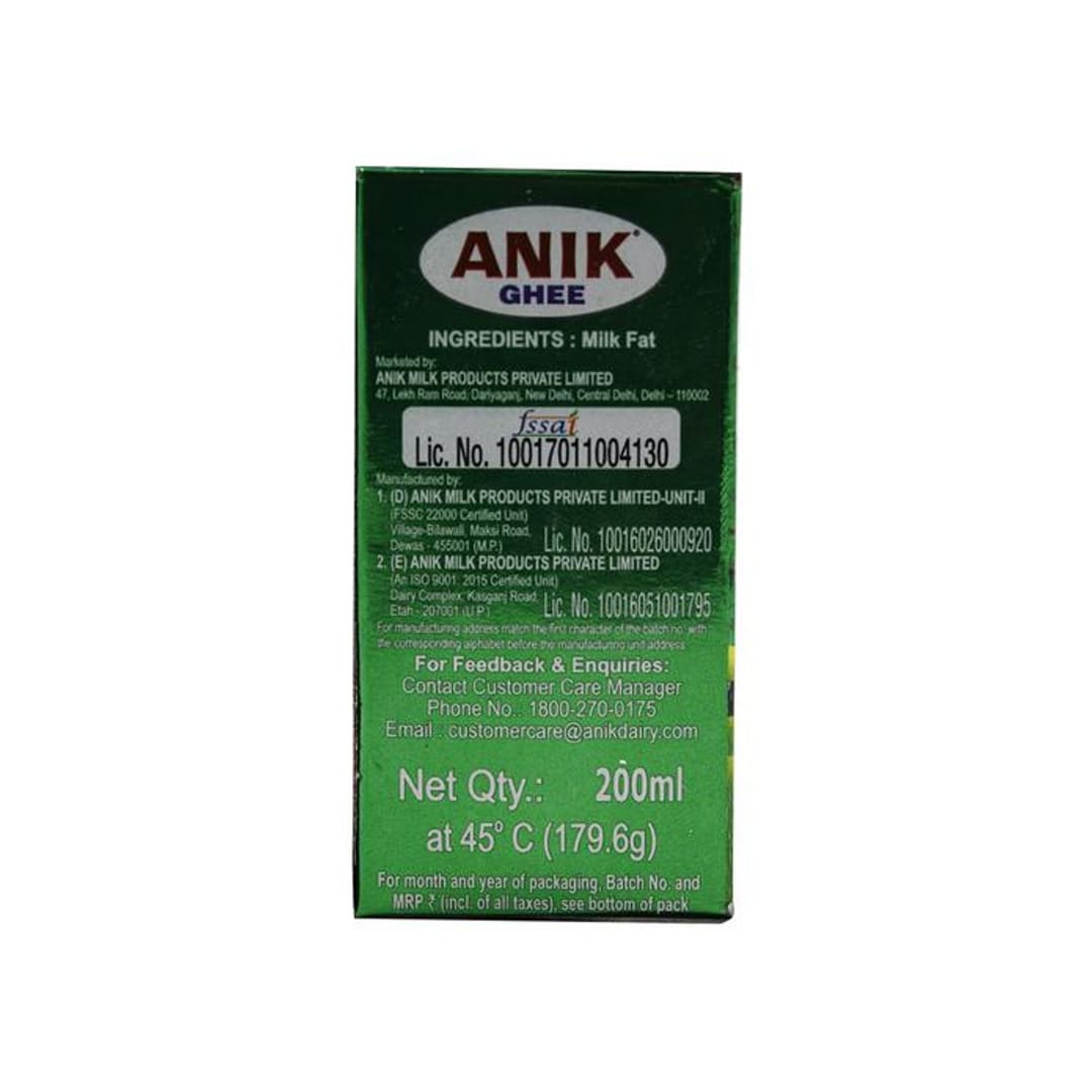 Anik Ghee, 200ml