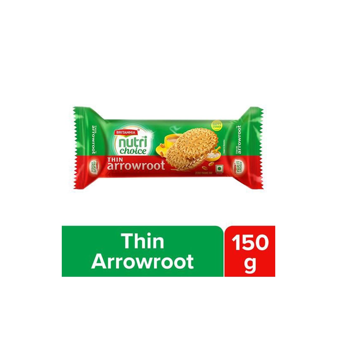 Britannia Nutrichoice Thin Arrowroot Biscuits, 67gm – NagaBazaar™