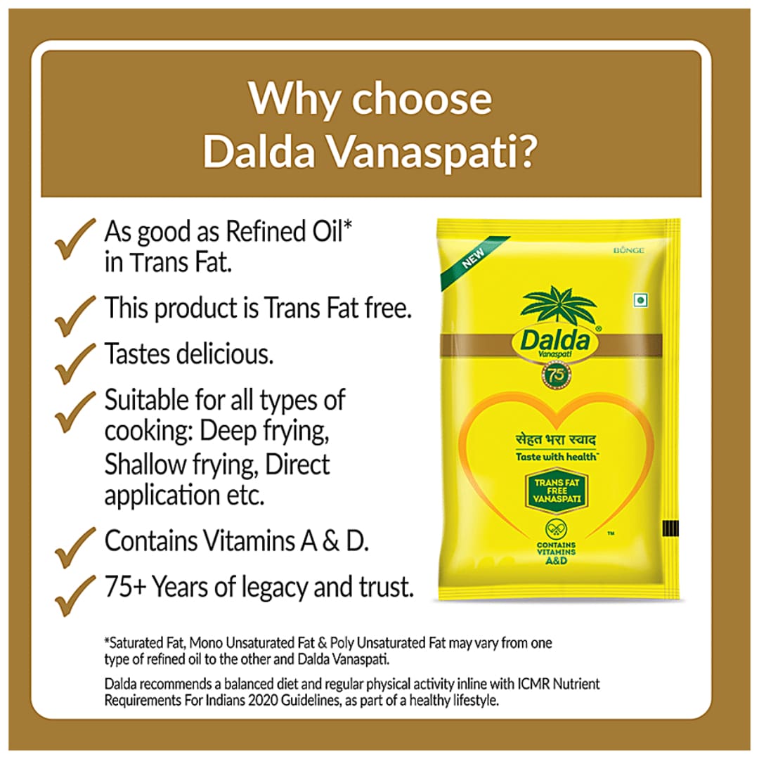 Dalda Vanaspati, 500mL Pouch
