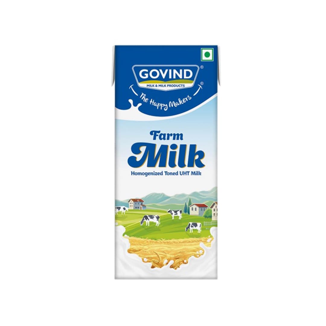 Govind UHT Toned Milk 1Ltr