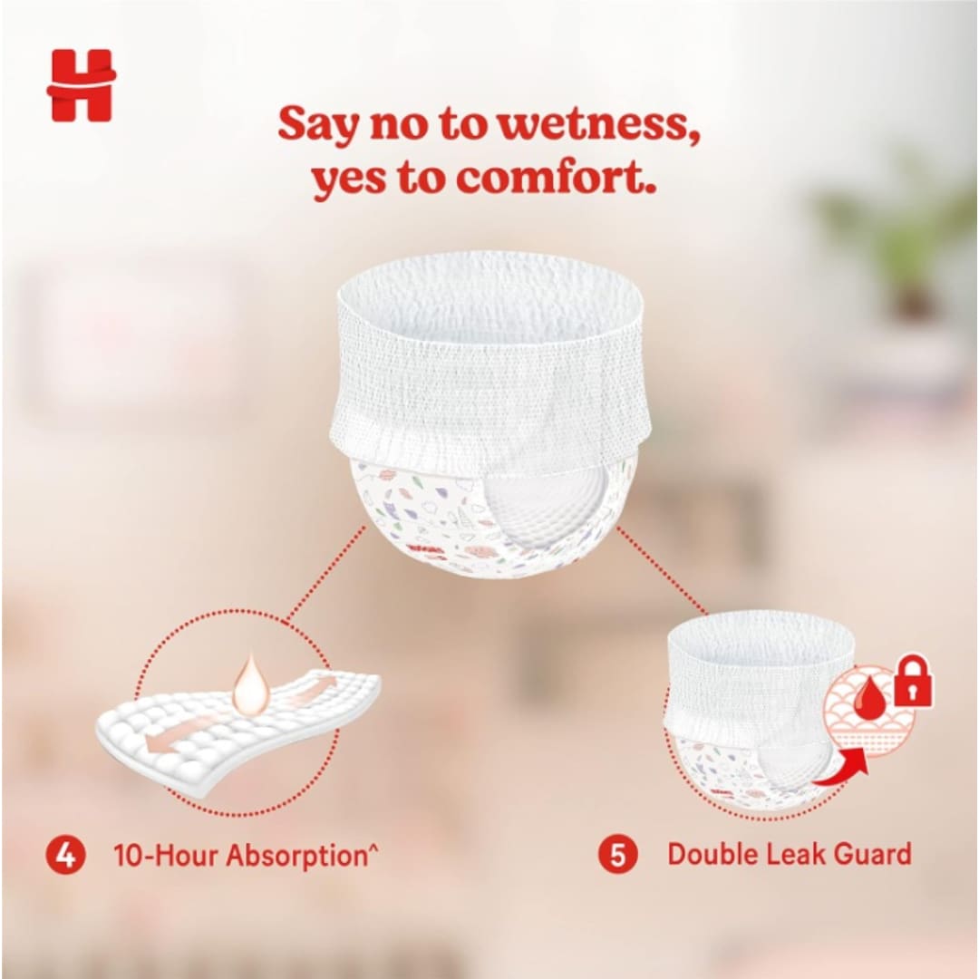 Huggies Complete Comfort Baby Dry Diaper Pants Medium, 8 Count