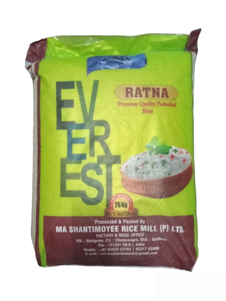 EVEREST Premium Quality Parboiled Rice, 26Kg