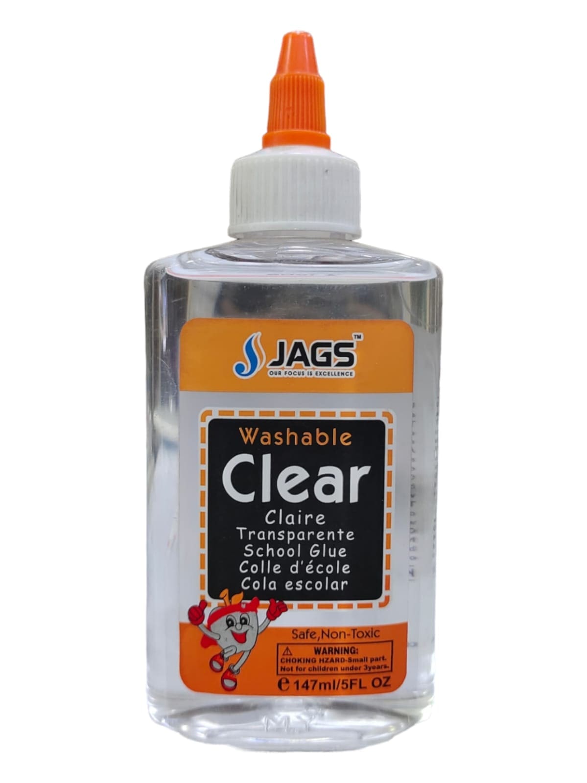 Jags, Washable Clear Glue, 145ml