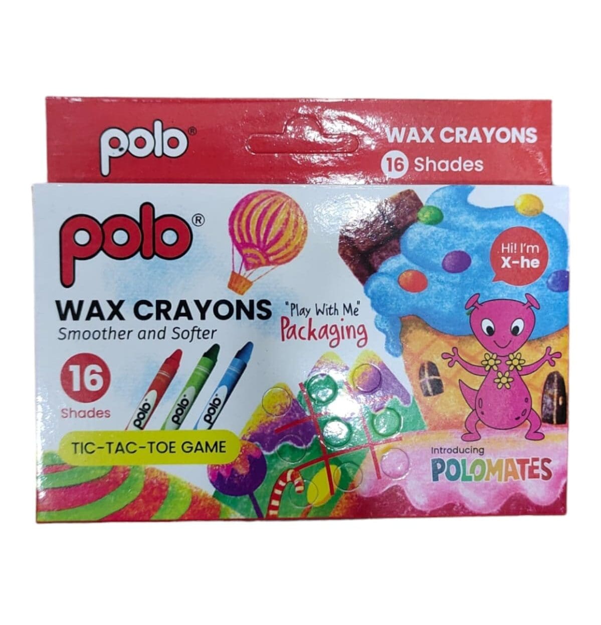 Polo, Wax Crayons, 16 Shades