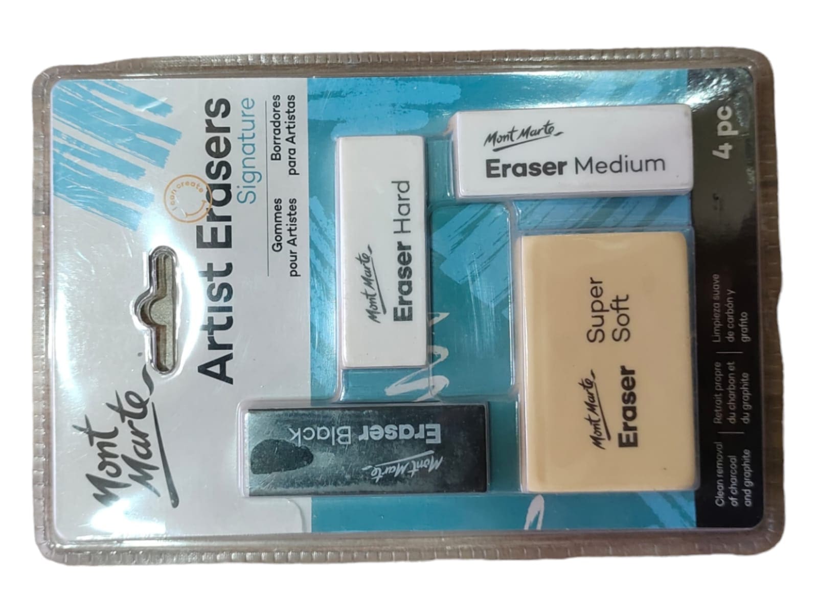 Mont Marte, Artist Erasers, 4 pc