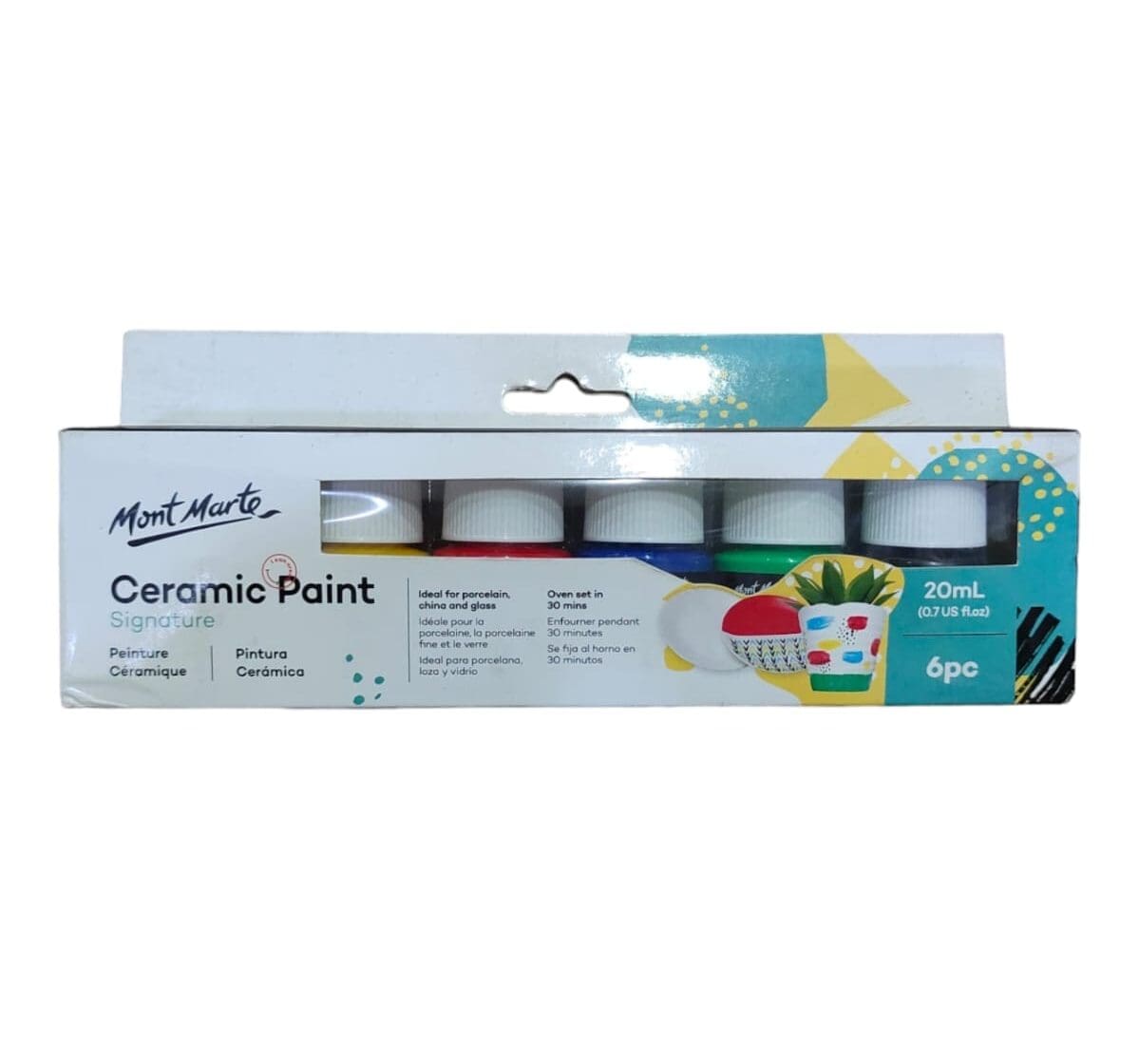 Mont Marte, Ceramic Paint, 6 pc , 20ml