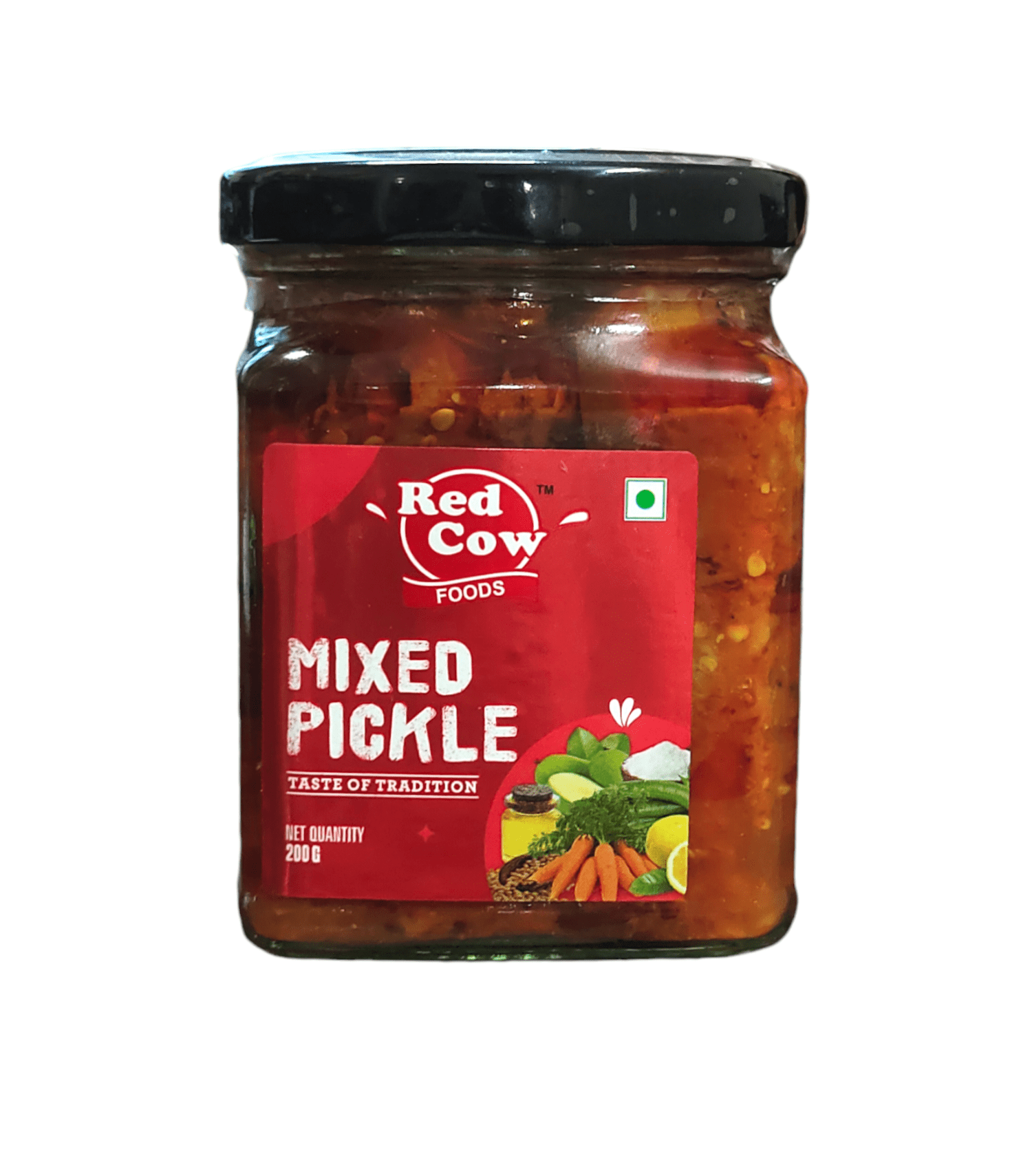 Red Cow, Mixed Pickle, 200g