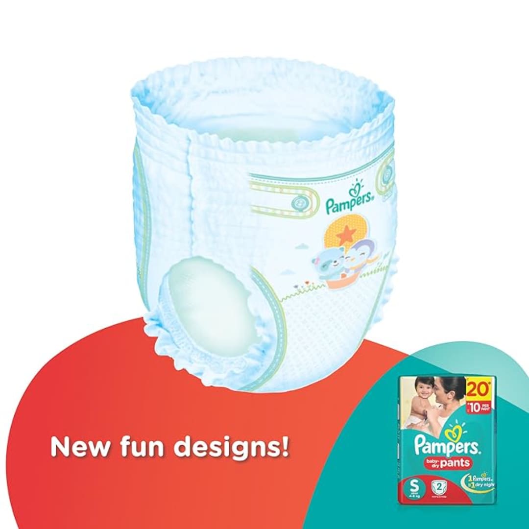 Pampers Baby Small Size Dry Pants (2 Count)