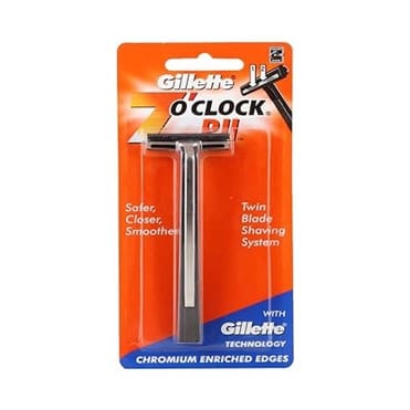 Gillette 7 O Clock PII Twin Blade Shaving Safer