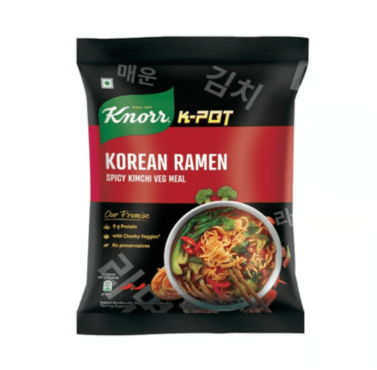 Knorr Korean Ramen Spicy Kimchi Veg, 96g
