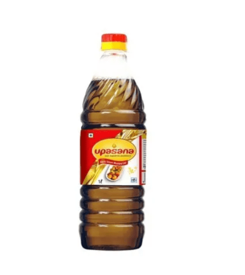 Upasana kachi Ghani Mustard Oil (1 Ltr Bottle)