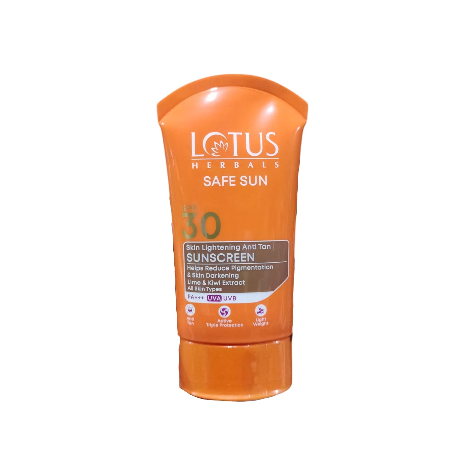 Lotus Herbals, Safe Sun, Skin Lightening Anti Tan Sunscreen, 50g