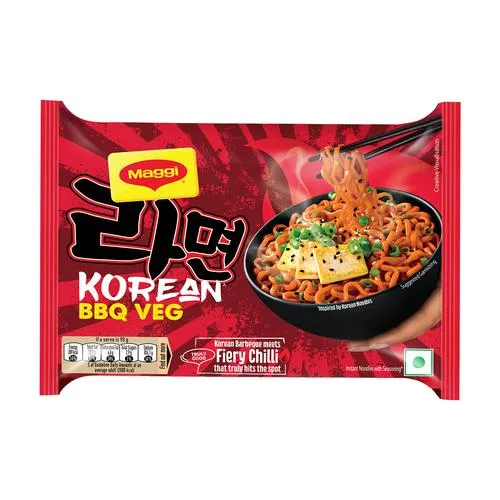 Maggi Korean BBQ Instant Veg Noodles, 90 gm