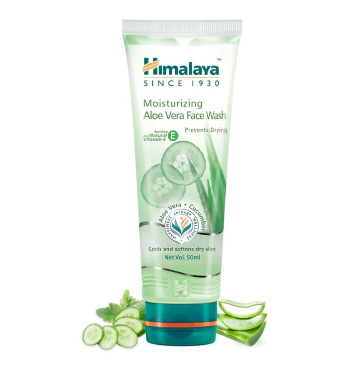 Himalaya Moisturizg Aloe Vera Face Wash, 50ml