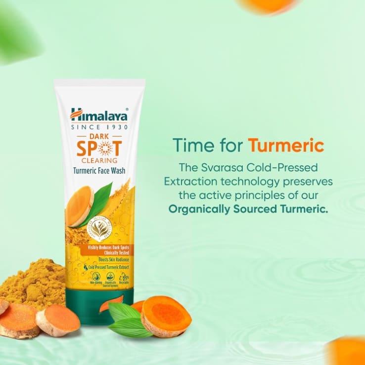 Himalaya Dark Spot Clearing Turmeric Face Wash, 100ml