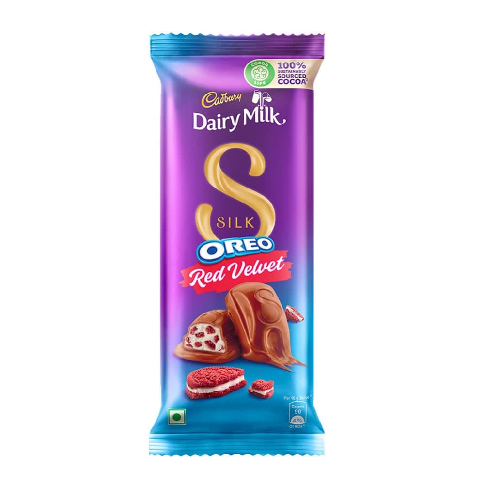 Cadbury Dairy Milk Silk Oreo Red Velvet, 130gm