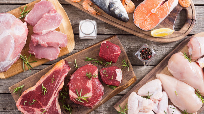 Chicken, Meat & Fish