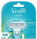 Gillette Venus Smooth with Aloe Vera Glidestrip, 4 piece