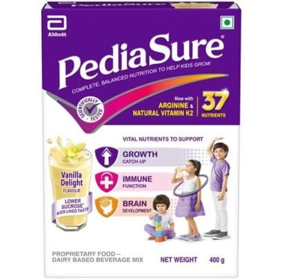 Pediasure Health and Nutrition Drink, Vanilla Delight Flavour, 400gm