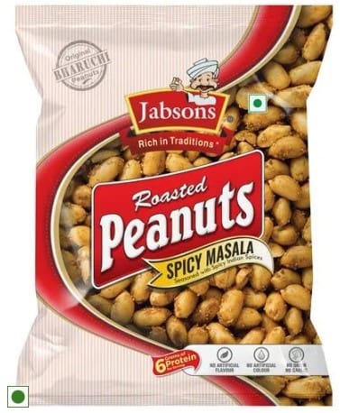 Jabsons, Roasted Peanuts- Spicy Masala, 140g