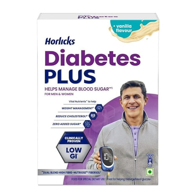 Horlicks Diabetes Plus Vanilla, 400gm