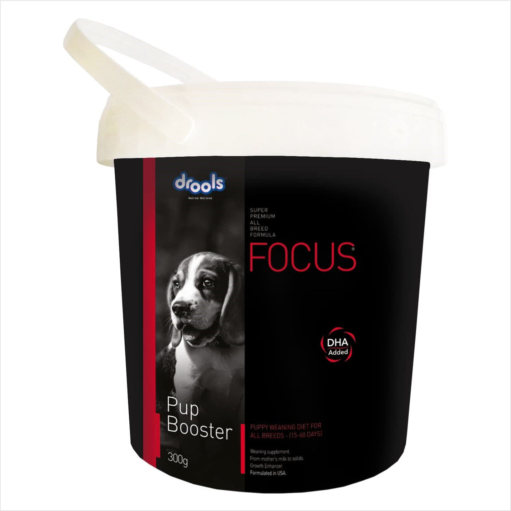 Drools, Focus Pup Booster, Puppy Weaning Diet for All Breeds, 300g