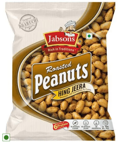 Jabsons, Roasted Peanuts- Hing Jeera, 140g