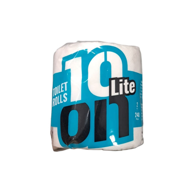 10 ON Lite Toilet Roll, 2 Ply 240 Pulls