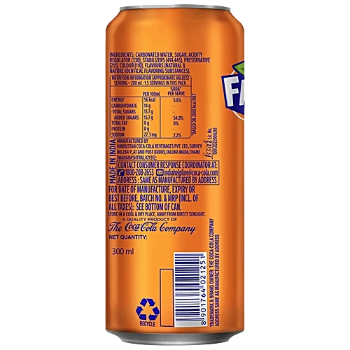 Fanta Orange Flavoured - 300 ml
