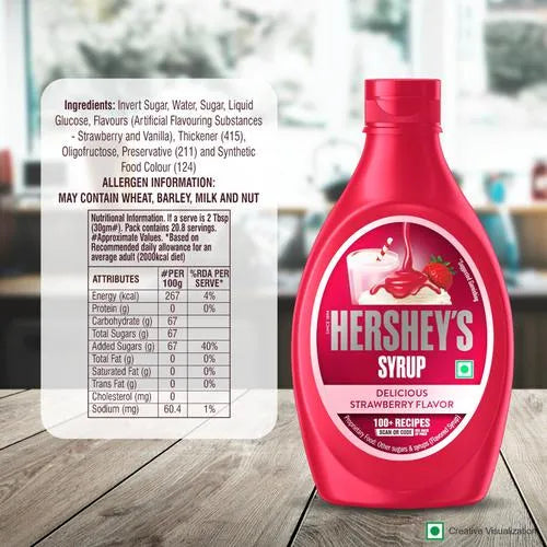 Hershey's Strawberry Syrup, 623g