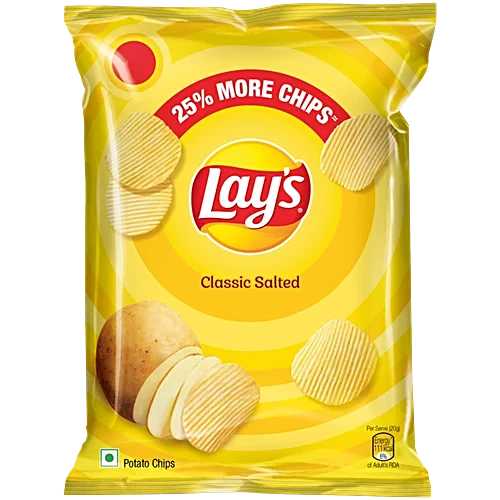 Lay's Classic Salted Potato Chips, 48 g