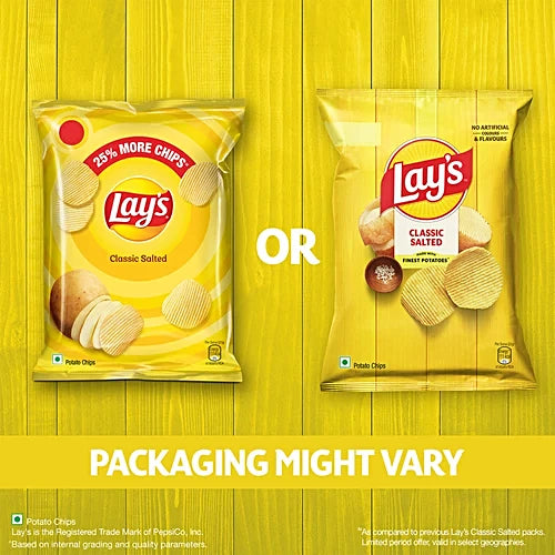 Lay's Classic Salted Potato Chips, 48 g