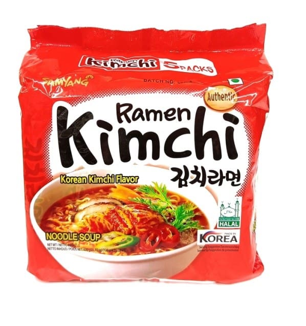 Samyang Korean Kimchi Flavor Ramen (Pack of 5)