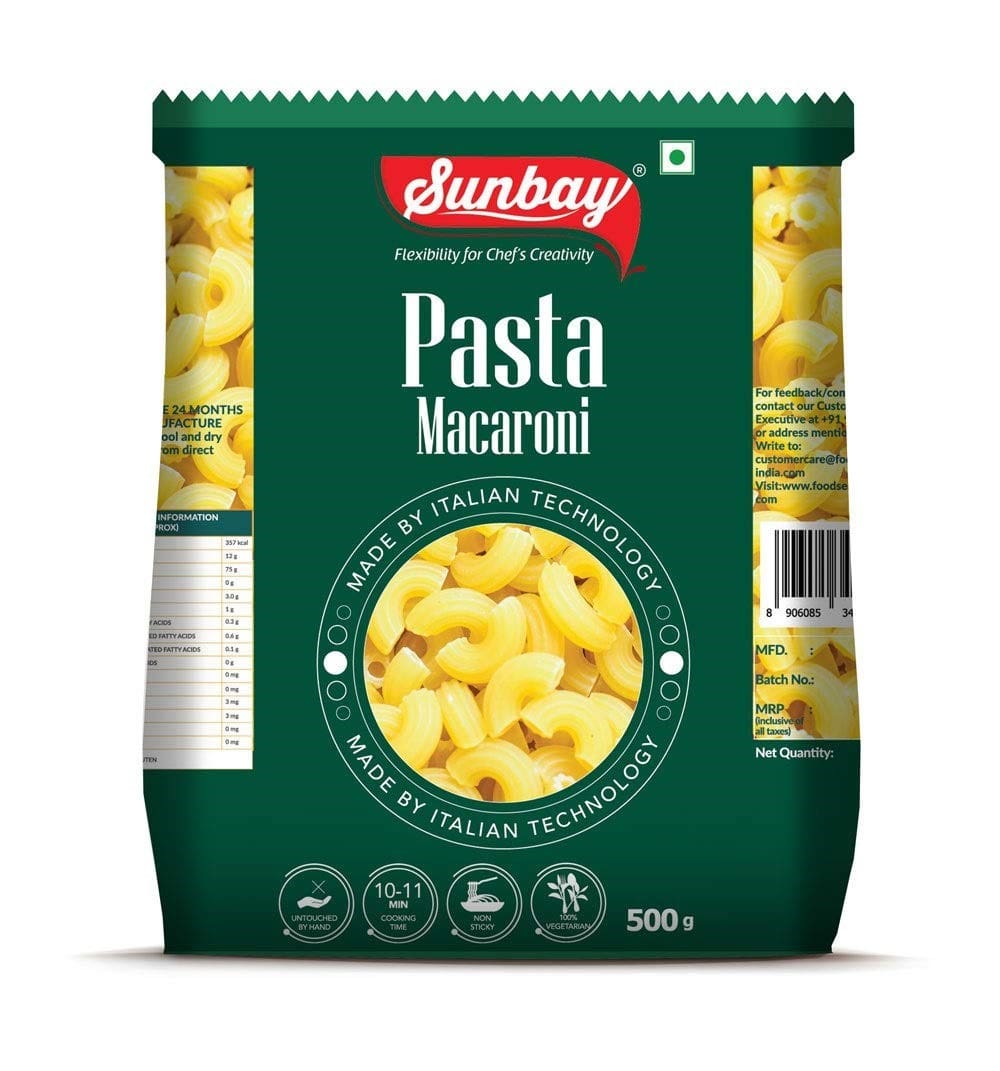 Sunbay, Macaroni Pasta, 500 gm