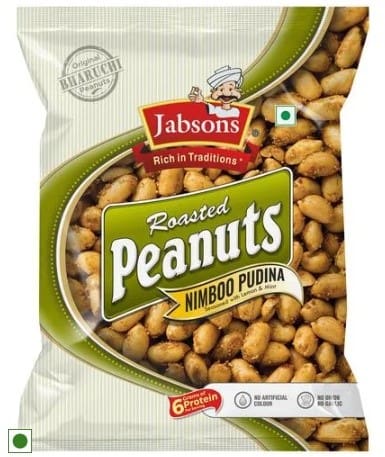 Jabsons, Roasted Peanuts- Nimboo Pudina, 140g