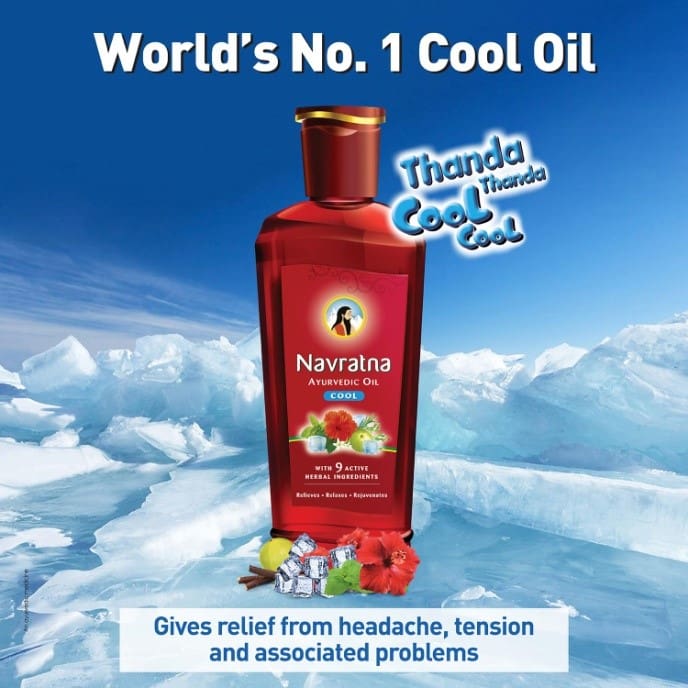 Navratna Ayurvedic Cool Oil, 90ml