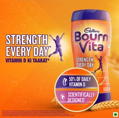Cadbury Bournvita Chocolate Health Drink, 500 gm