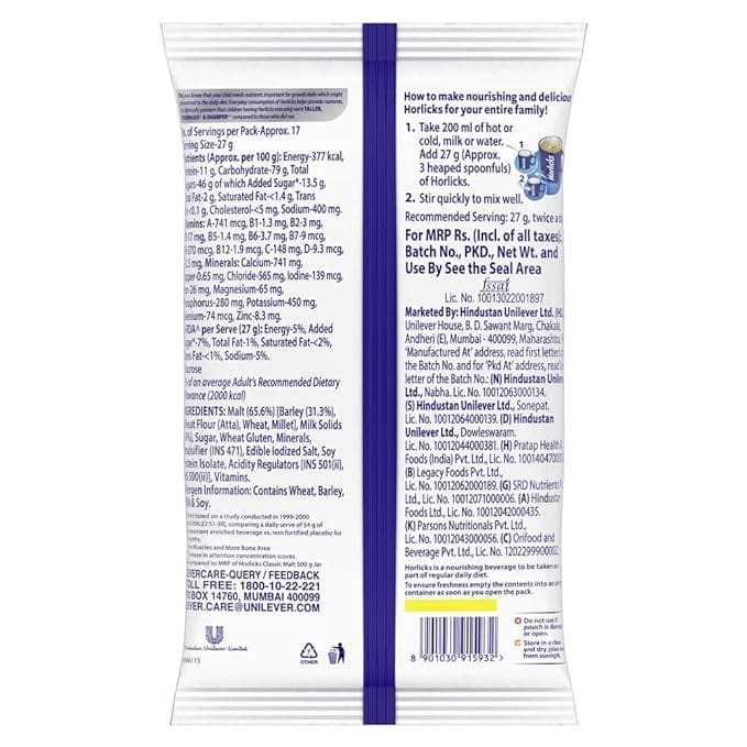 Horlicks Classic Malt Standard - 450gm