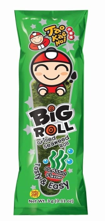 Tao Kae Noi Grilled Seaweed Big Roll Classic Flavour, 6 x 3g
