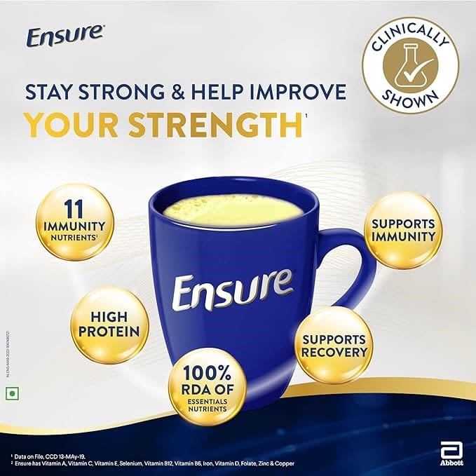 Ensure- Complete Nutrition for Adults Vanilla Flavour, 400gm