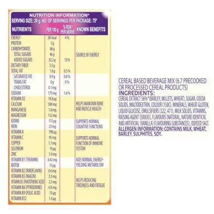 Cadbury Bournvita Chocolate Health Drink, 500 gm