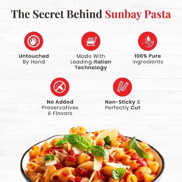 Sunbay, Macaroni Pasta, 500 gm
