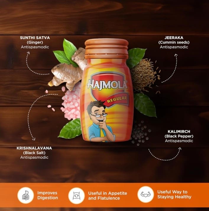 Dabur Hajmola, Digestive Tablets (Regular),120N