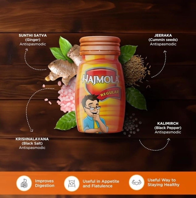 Dabur Hajmola, Digestive Tablets (Regular),120N